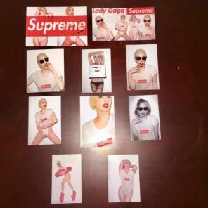 Supreme Lady Gaga Stickers!