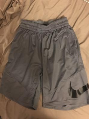 gray nike gym shorts