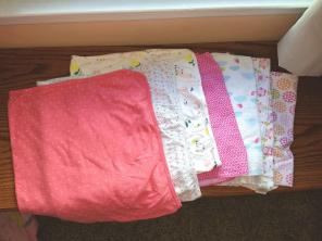 7 infant receiving blankets