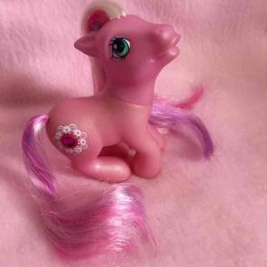 Vintage My Little Pony Figure Toy Pink