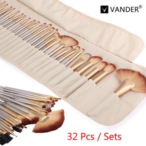 32 Brush Set Champagne Gold