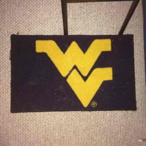 West Virginia WVU doormat