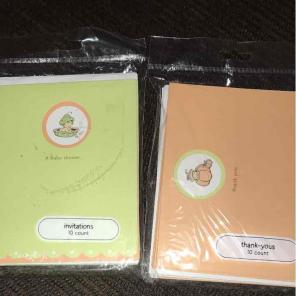 Baby Shower Invitations & TY Cards