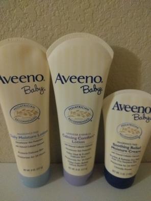 Aveeno Baby Lotion/Creme Bundle