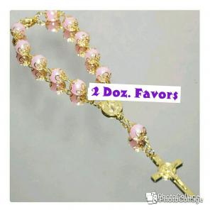 2 doz . Rosary Bracelet favors
