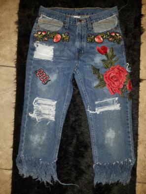 Patch work denim