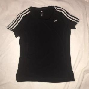 Black White Adidas Top