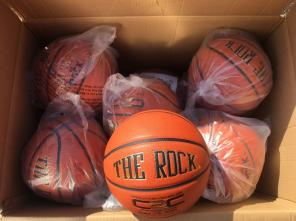THE ROCK BASKETBALLS
