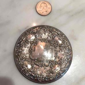 TOWLE STERLING COMPACT MIRROR