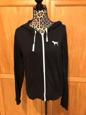 Victoria's Secret Pink Black Zip Up