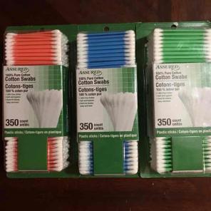 3pks qtips