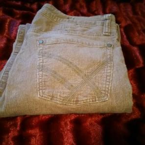 Men's gray corduroy pants.Size 32/32
