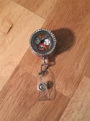 Sf Giants Floating Charm Locket Id Badge