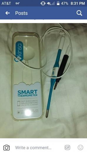 Kinsa smart thermometer