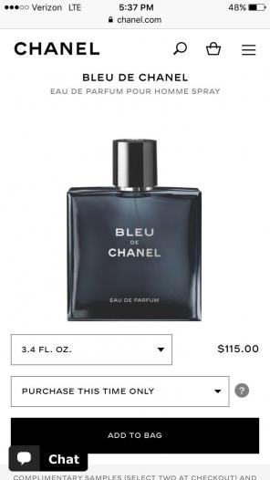 CHANEL cologne
