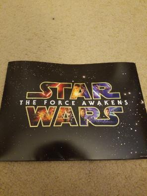 Star wars the force awakens lithographs