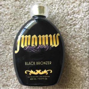 Jwoww black bronzer tanning lotion