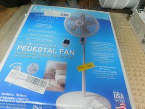 LASKO pedestal fan w\ remote $23