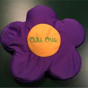 13" Flower beanie pillow