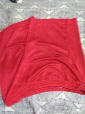 Large adult red shorts