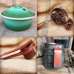 Bundle vintage antique items