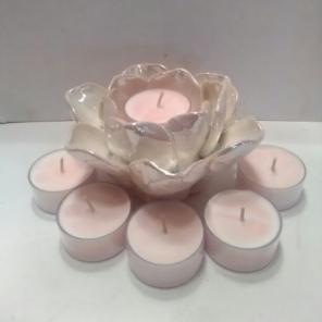 Flower Tealight Candle Set
