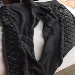 Grey With Black Pants