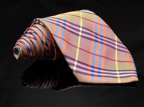 Burberry London Color Striped Silk Tie