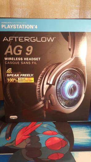 Afterglow AG 9 wireless headset for ps4