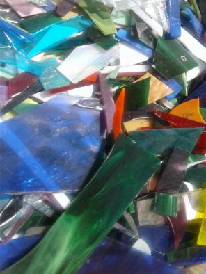 16#Sweet mix of scrap Staimed Glass