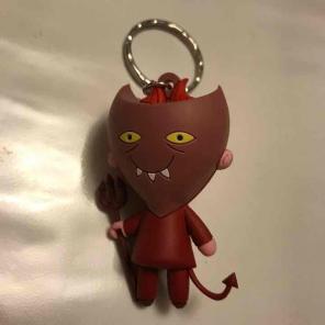 Nightmare Before Christmas Lock Keychain
