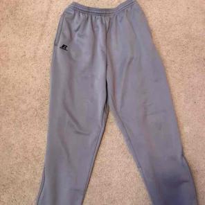 Russell Men's S sweats gray