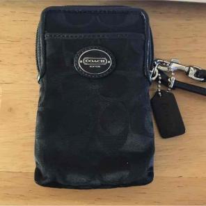 Coach Phone Holder and Wristlet