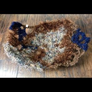 Unique Art, Soft Fiber Bowl Basket OOAK!