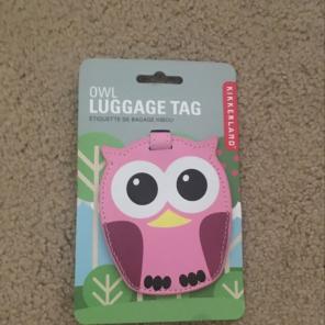 Owl Luggage Tag