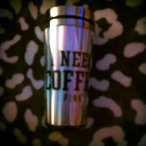 New Victorias Secret PINK Coffee Tumbler