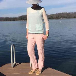 Club Monaco sheer top