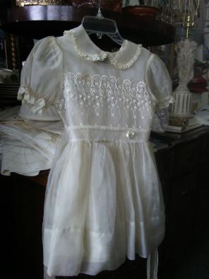 1950's Communion Dress w/ Slip Size 5/6