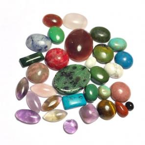 Mixed Gemstone Cabochons Bundle Lot