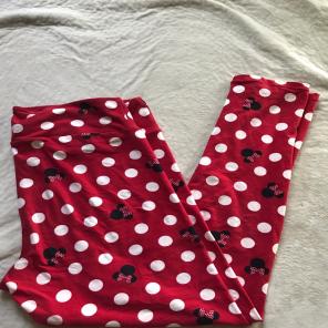 LuLaRoe Minnie Mouse TC Leggings