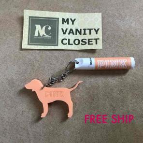 PINK SPF 15 Lip Balm Keychain