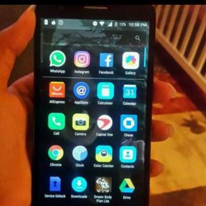 Unlocked alcatel fierce 4 +case +charger