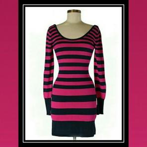 TURN HEADS w/ Striped Bodycon Dress