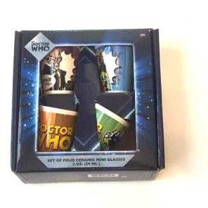 Doctor Who 4 Pc. Ceramic Mini Glasses
