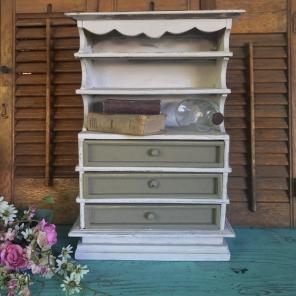 Shabby Chic Vintage Mini Hutch