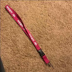 pink adidas keychain