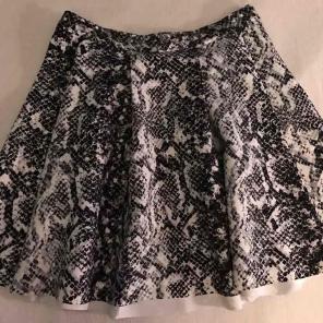NWT Abercrombie Snakeskin Skater Skirt M