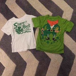 St. Patrick's Day Shirts PLACE Boy 3T