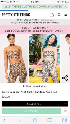Cheetah Bandeau