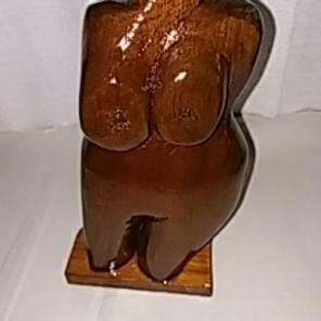 Wood Goddess sculpture
